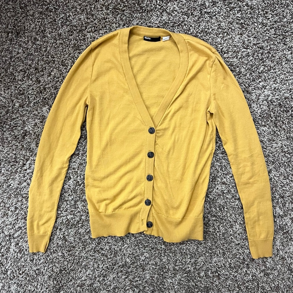 BDG | Gold / Mustard Cardigan | Size: Small